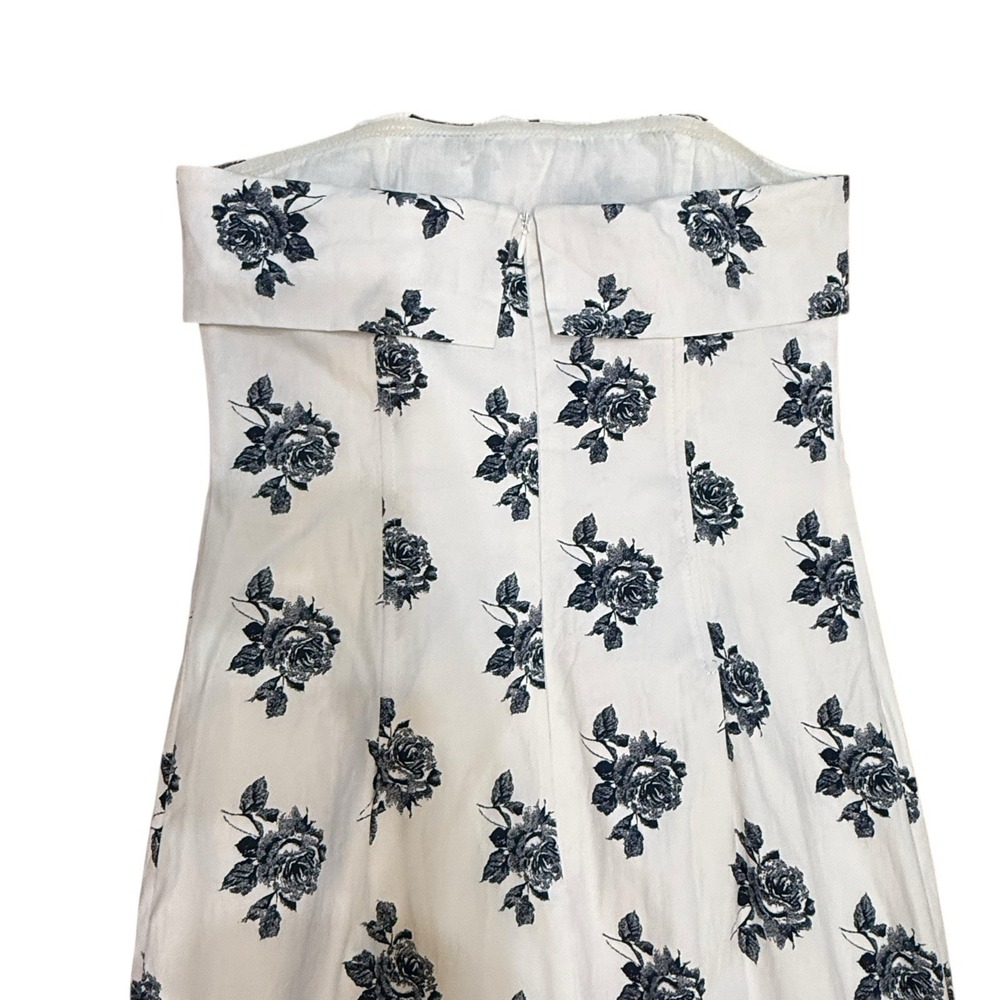 NWT Petal + Pup Women's TONI STRAPLESS MIDI DRESS - OFF WHITE Large - Picture 10 of 13